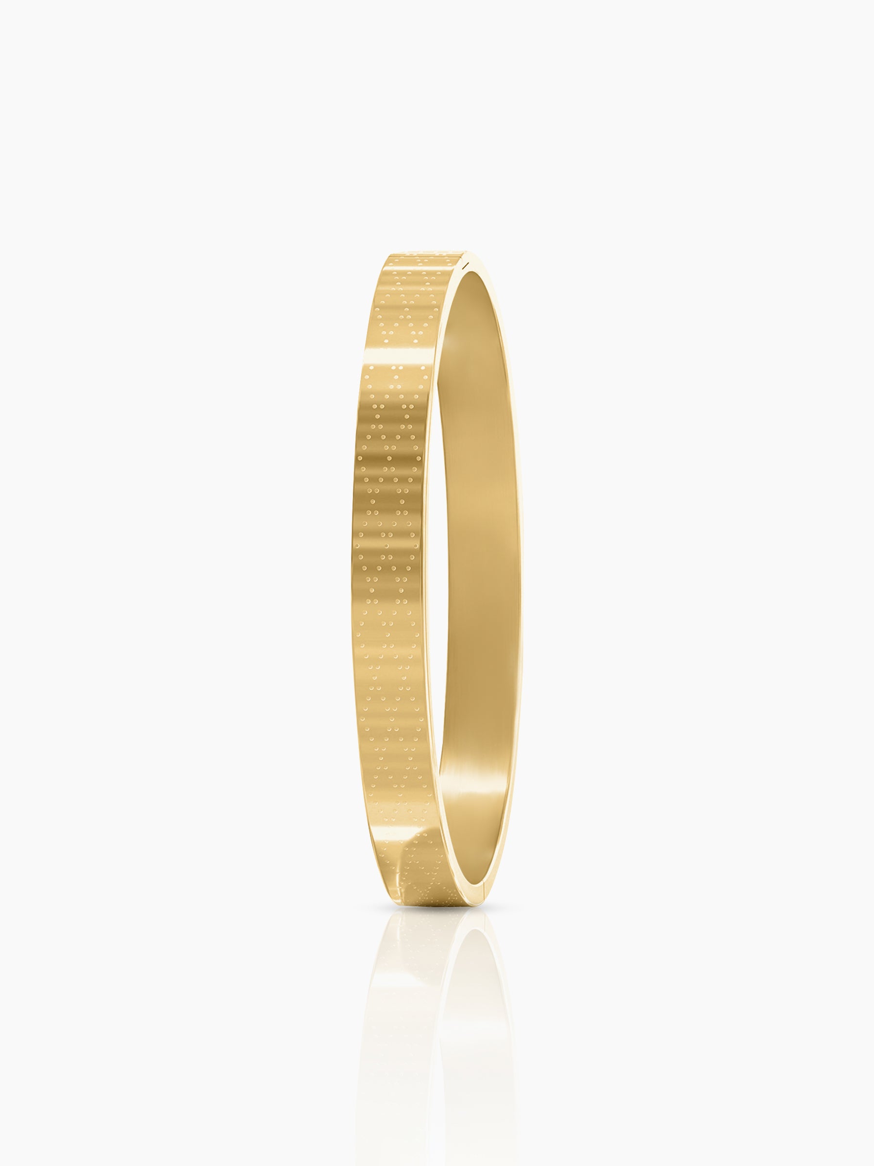 Ian 18K Gold Plated Men's Kada - Swashaa
