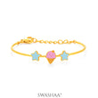 Icecream Twinkle Charms 18K Gold Plated Kid's Kada Bracelet