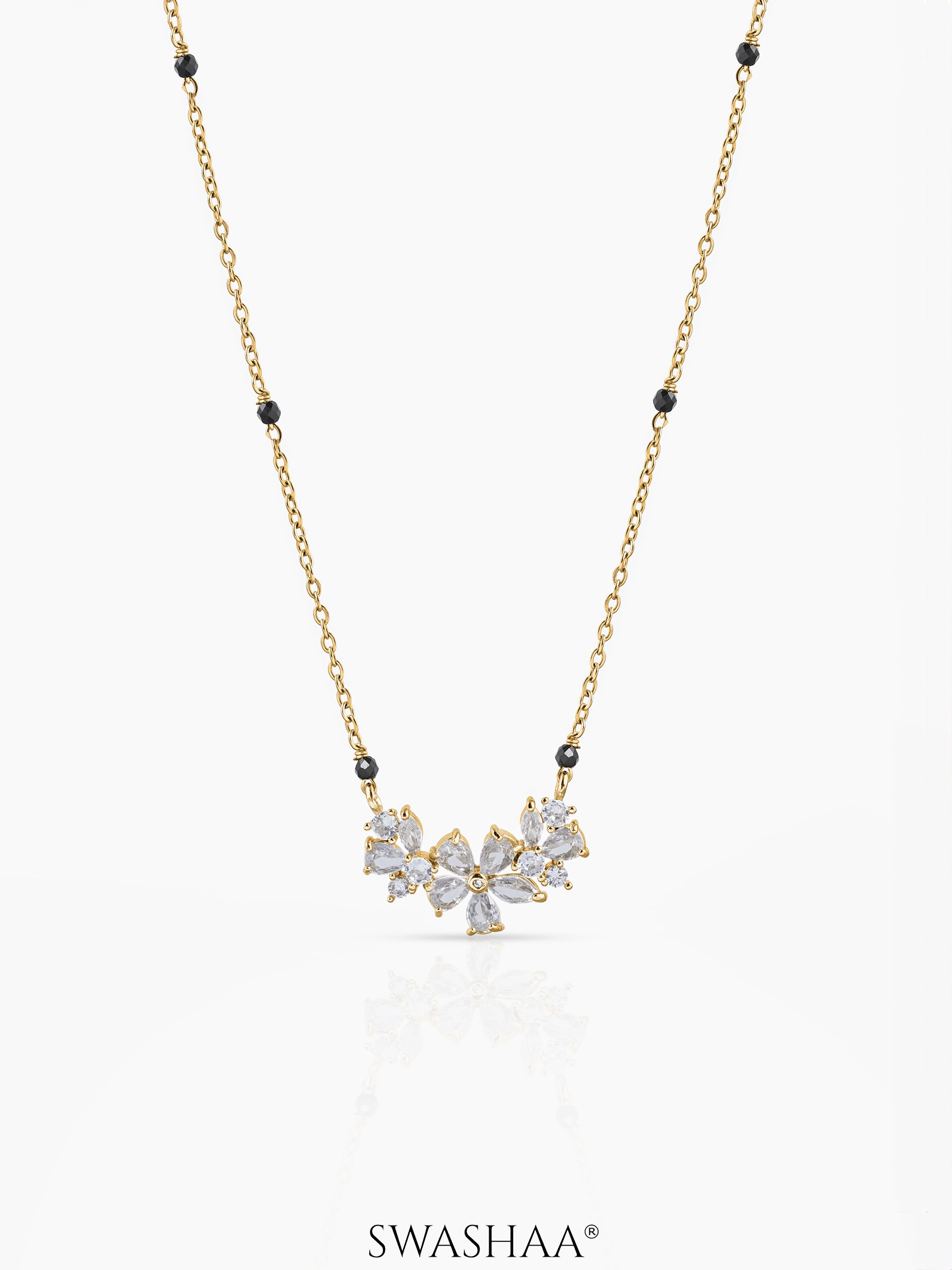 Inaaya Floral Cluster Mangalsutra