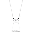 Infinity Diamond Silver Mangalsutra