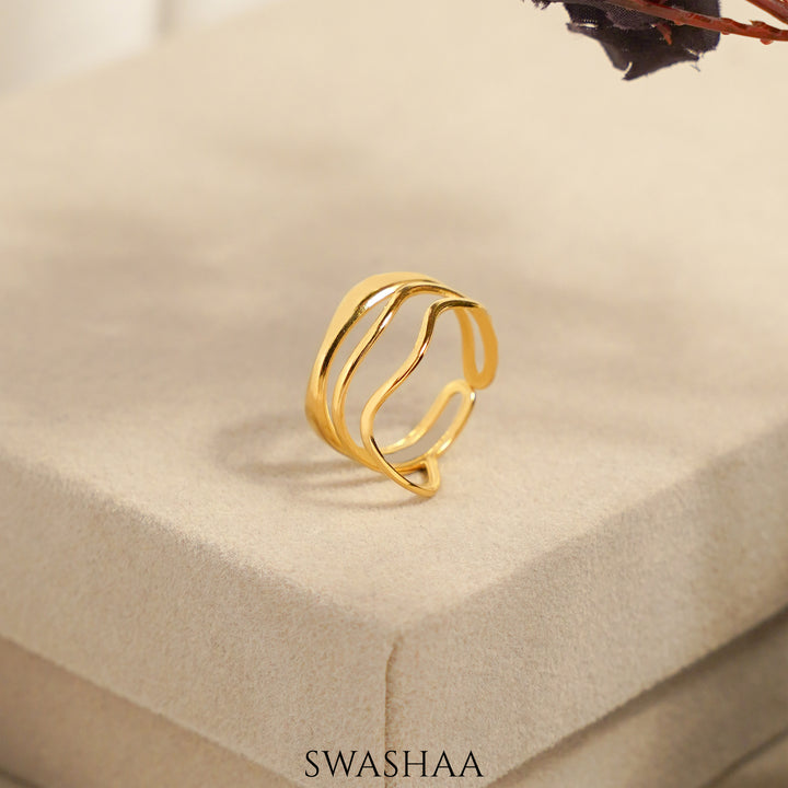 Irish 18K Gold Plated Ring