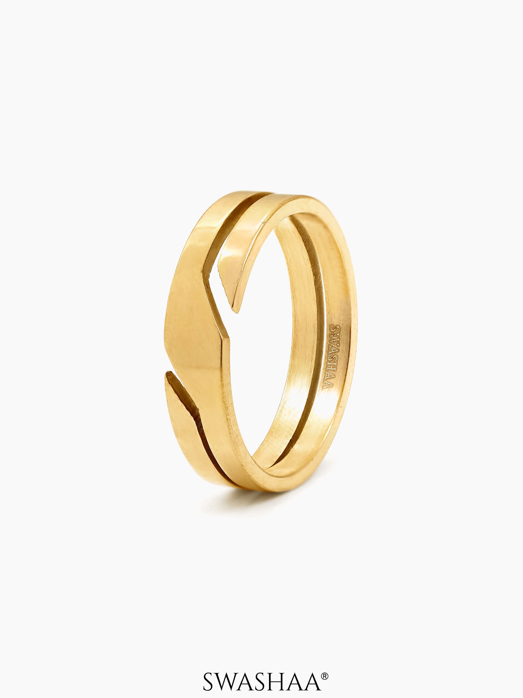 Ironclad 18K Gold Plated Men's Ring