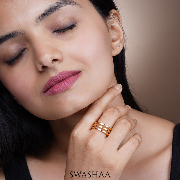 Irya 18K Gold Plated Ring