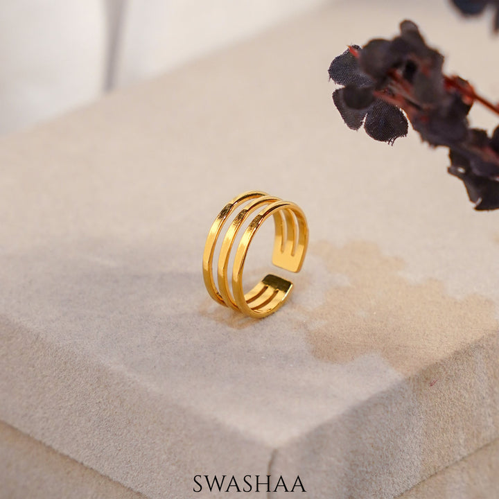 Irya 18K Gold Plated Ring