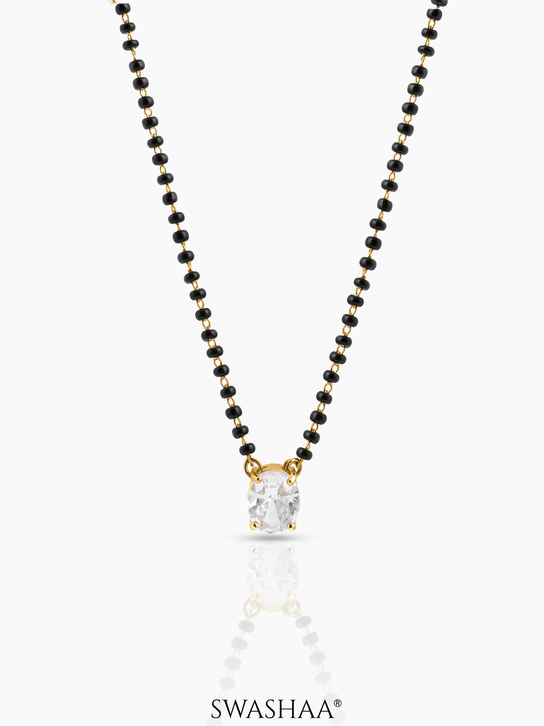 Ishani Oval Solitaire Mangalsutra