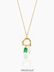 Isolde Pearl 18K Gold Plated Necklace