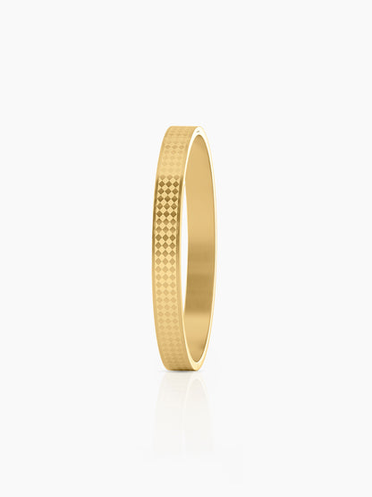 Jaden Pattern 18K Gold Plated Bracelet