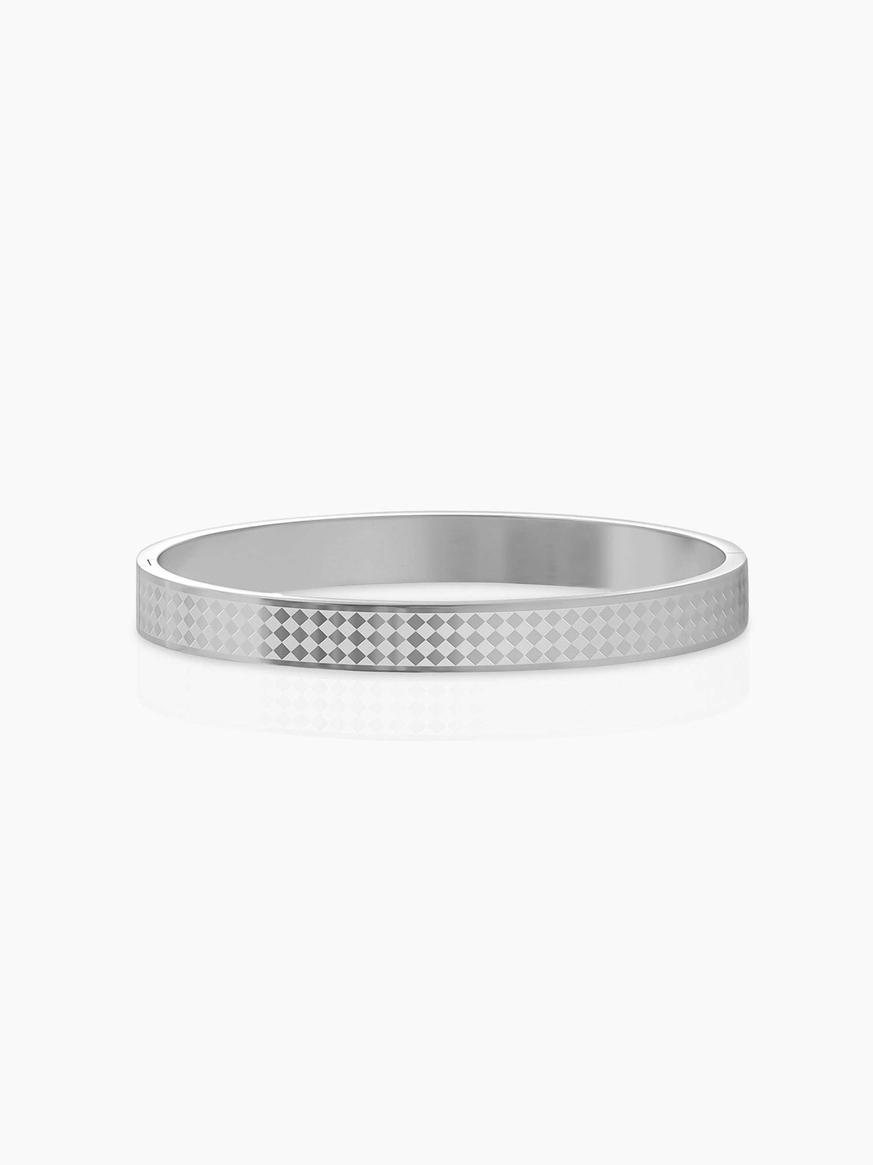 Jaden Pattern Silver Bracelet