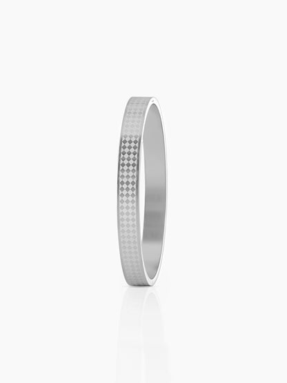 Jaden Pattern Silver Bracelet