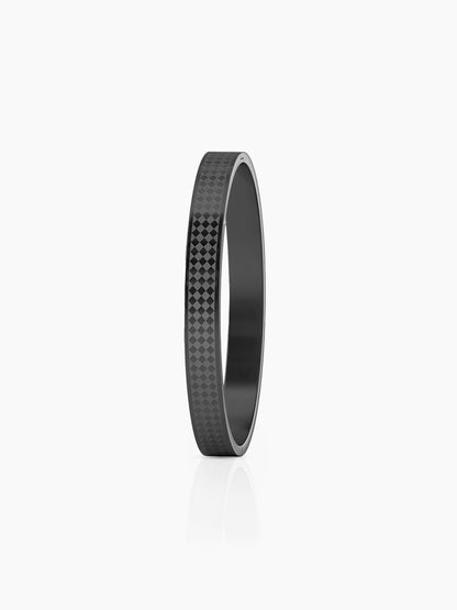Jaden Pattern Black Bracelet