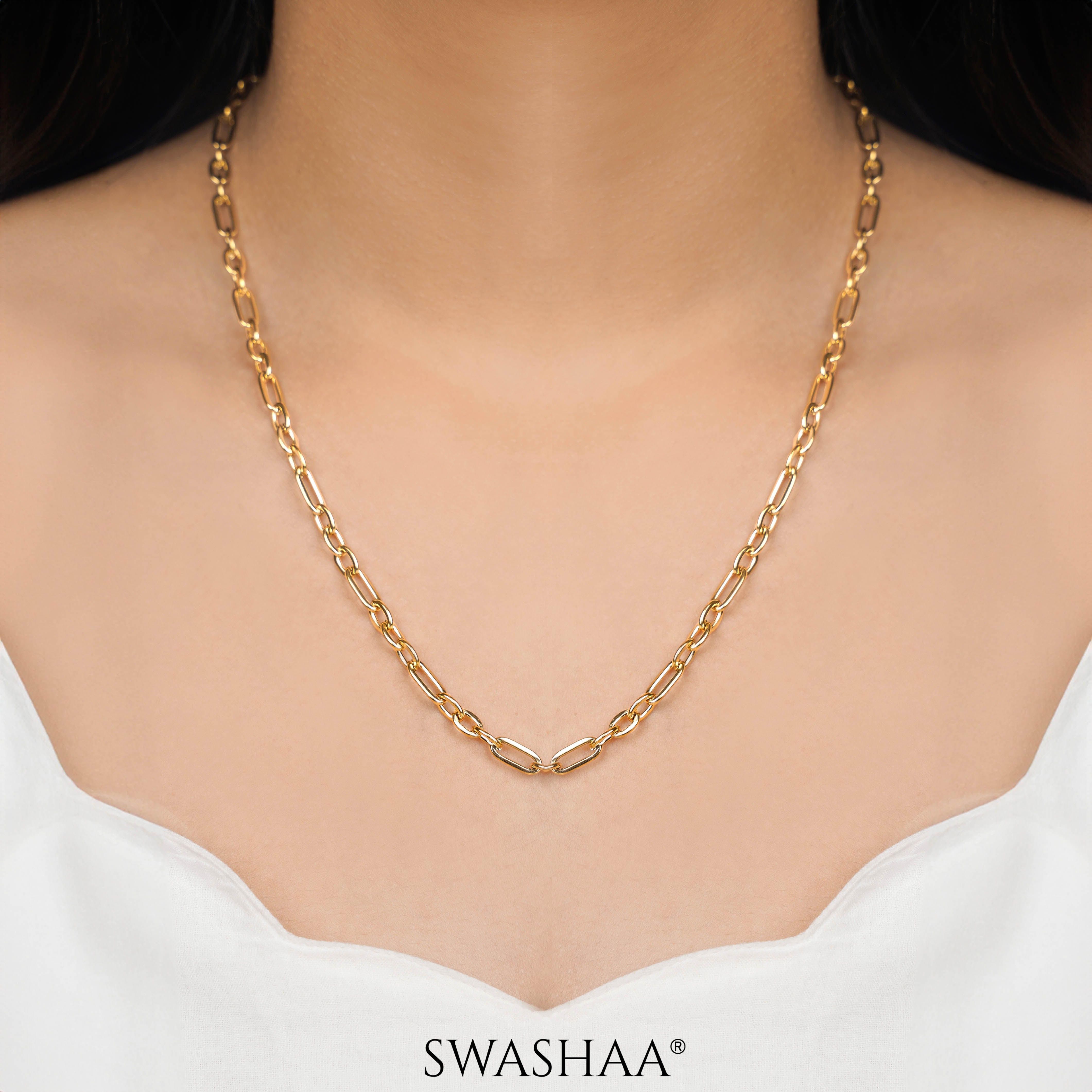 January 18K Gold Plated Chain