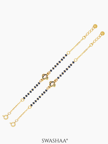 Jasmine's Charm 18K Gold Plated Kid's Nazariya Bracelet