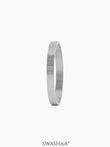 Jax Geometric Pattern Silver Men's Kada