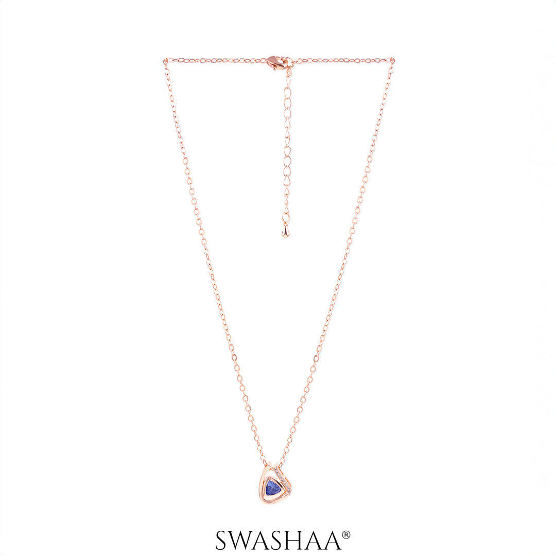 Jena Rosegold Plated Necklace