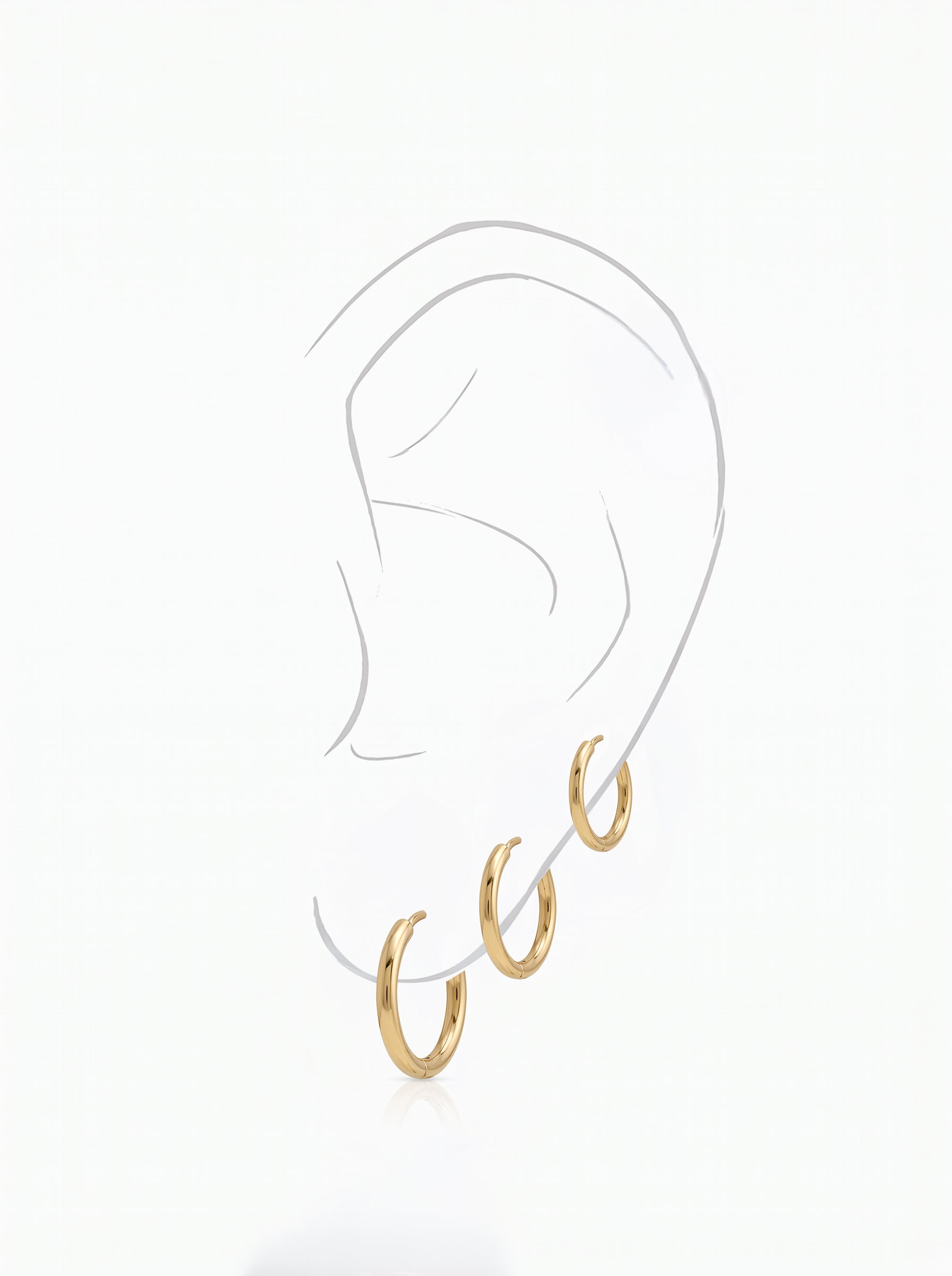 Joelle 18K Gold Plated Women's Earring Set