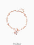Just Got Hitched Rosegold Plated Bracelet