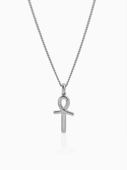 Kaevor Ankh Charm Sliver Men’s Chain Pendant