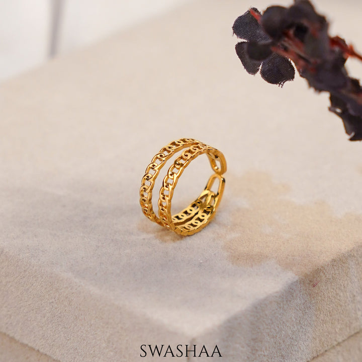 Kai 18K Gold Plated Ring