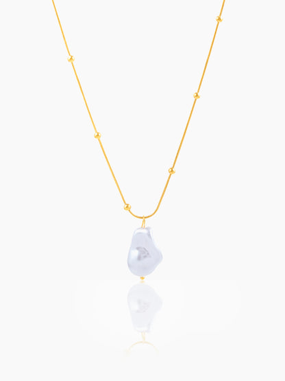 Kaino Pearl 18K Gold Plated Necklace