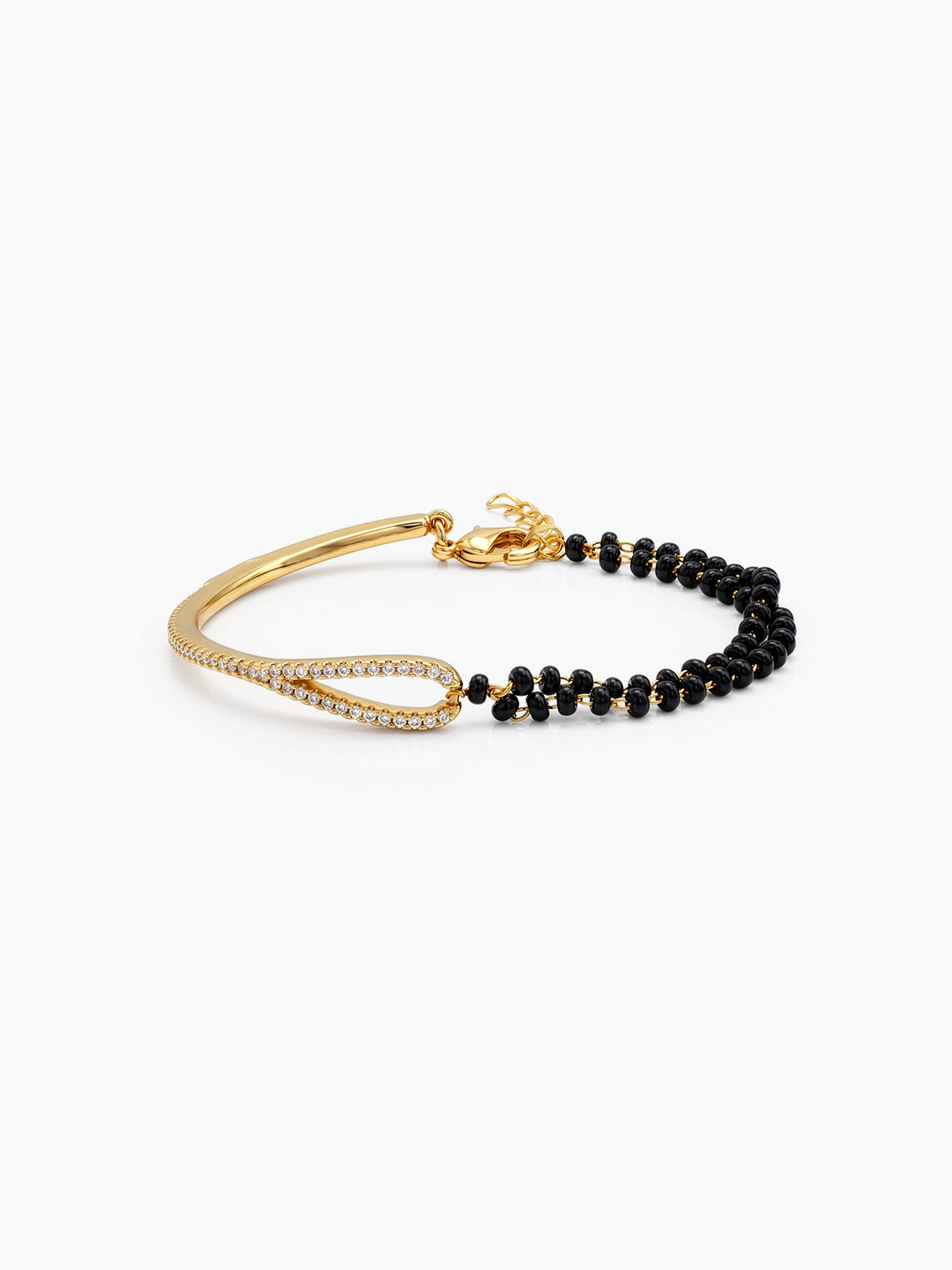 Kanvi Diamond 18K Gold Plated Women's Mangalsutra Bracelet