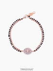 Kasak Rosegold Plated Mangalsutra Bracelet