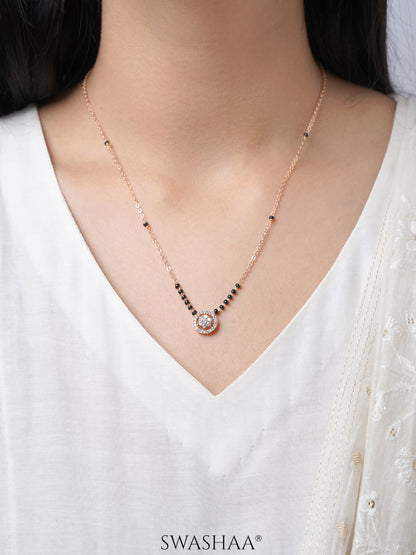 Kisna Rosegold Plated Mangalsutra