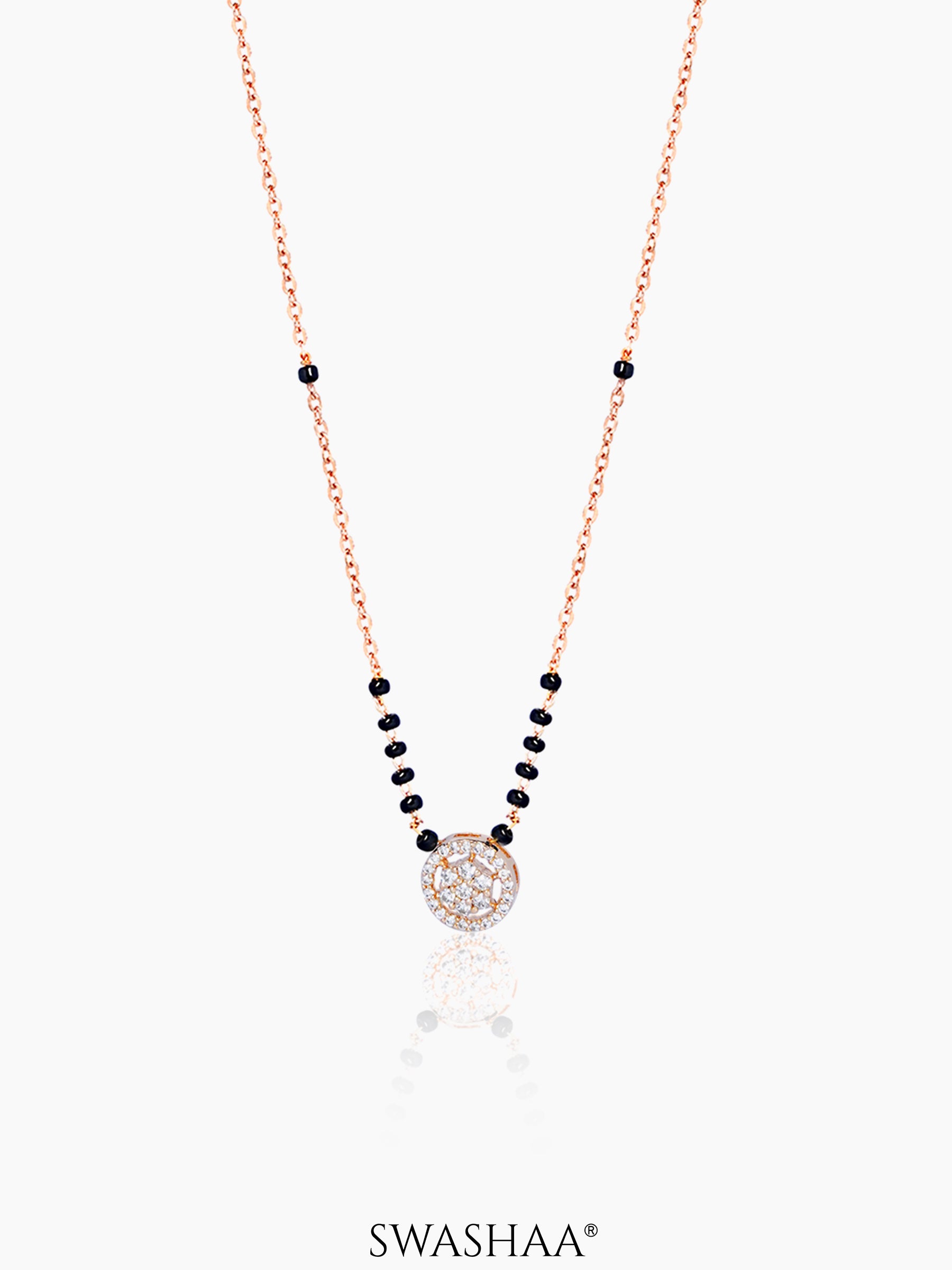 Kisna Rosegold Plated Mangalsutra