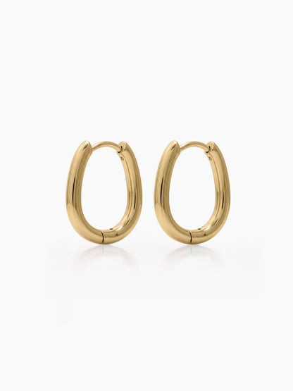 Kosima 18K Gold Plated Hoop Earrings
