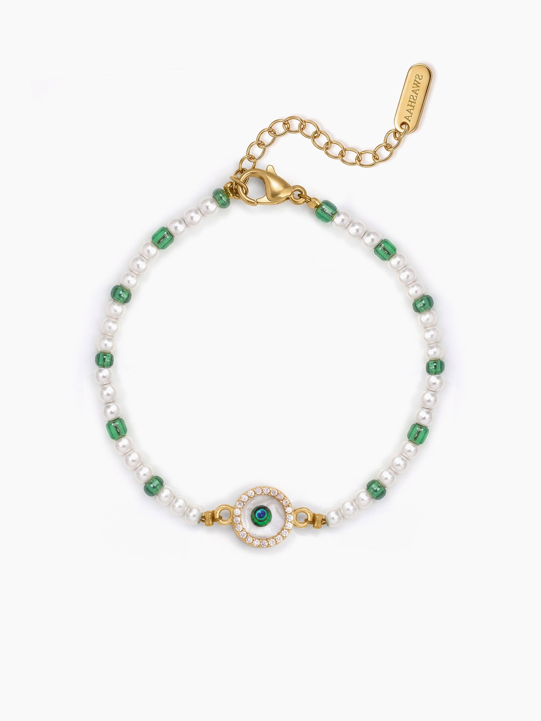 Krishn Pearl 18K Gold Plated Rakhi