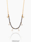 Kunika Sparkling Diamond 18K Gold Plated Mangalsutra