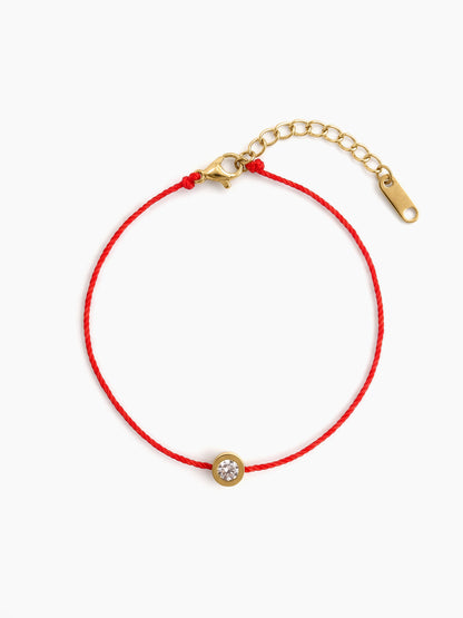 Kush Solitaire 18K Gold Plated Rakhi