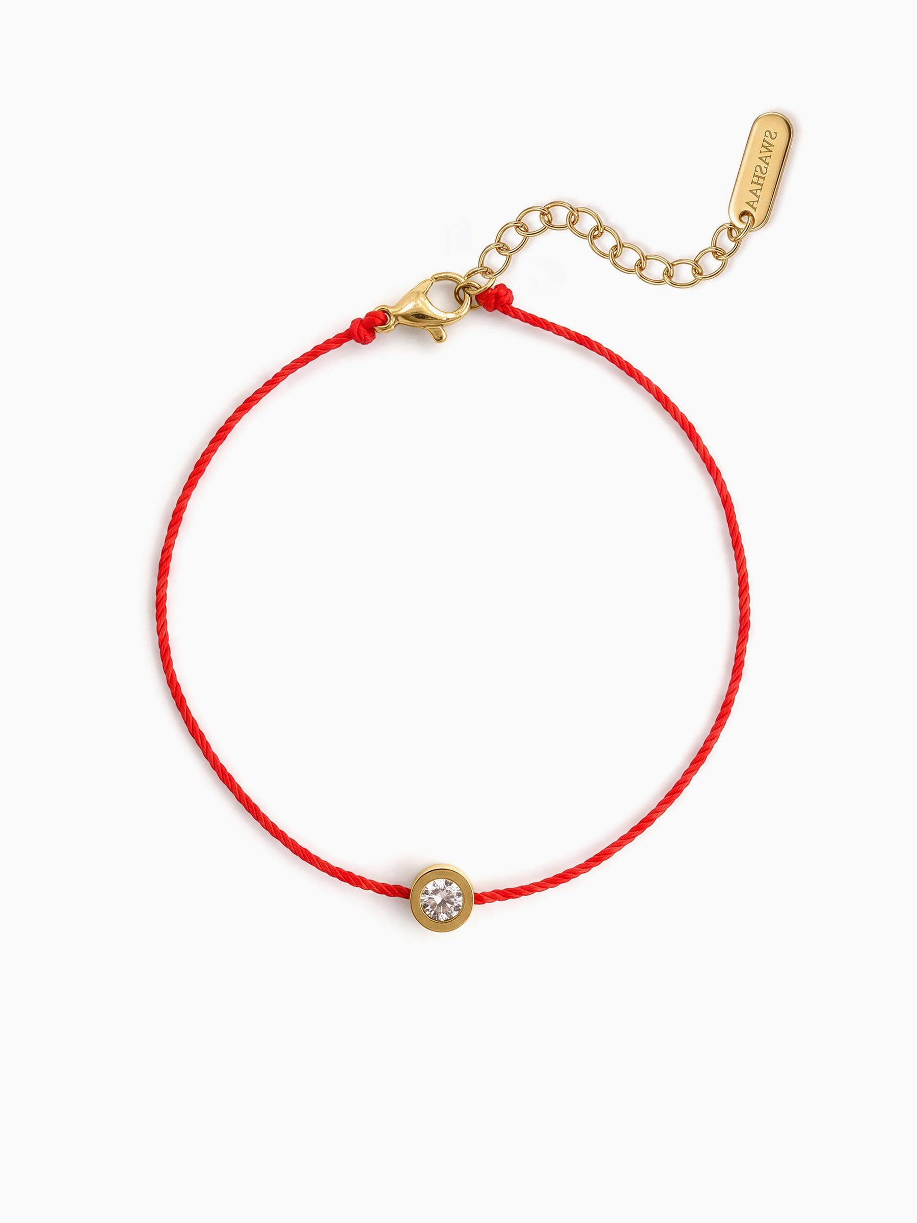 Kush Solitaire 18K Gold Plated Rakhi