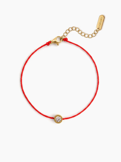 Kush Solitaire 18K Gold Plated Rakhi