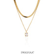 Layered Keri 18K Gold Plated Necklace