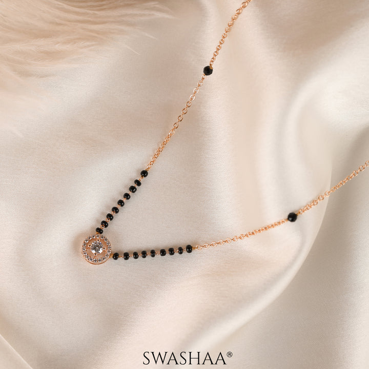 Lisa Rosegold Plated Mangalsutra