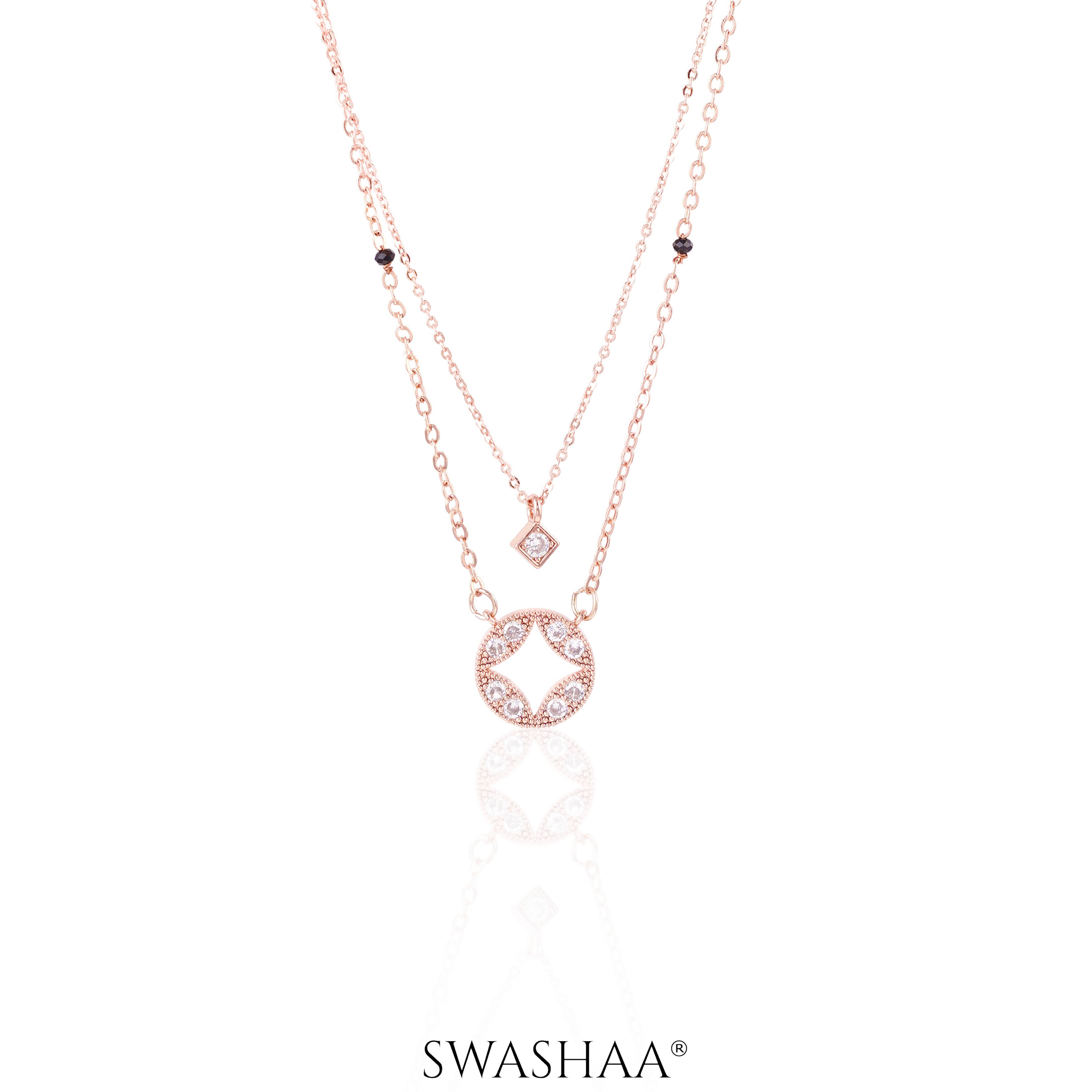 Lakshita Rosegold Plated Mangalsutra