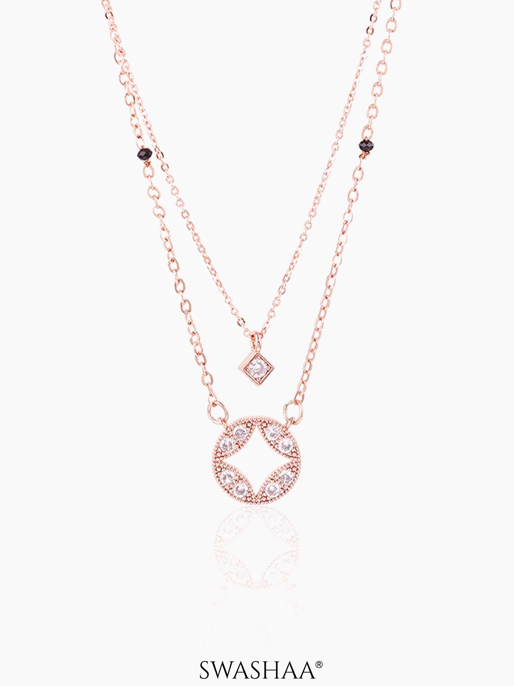 Lakshita Rosegold Plated Mangalsutra