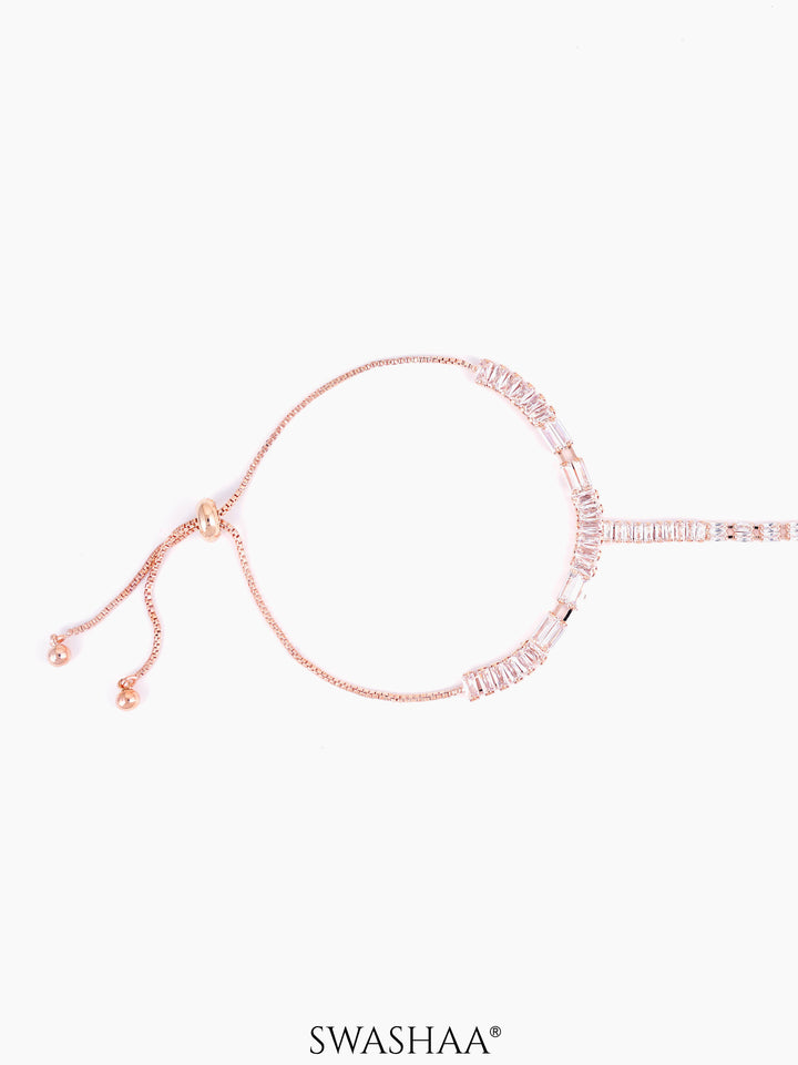 Lakshya Rosegold  Plated Ring Bracelet