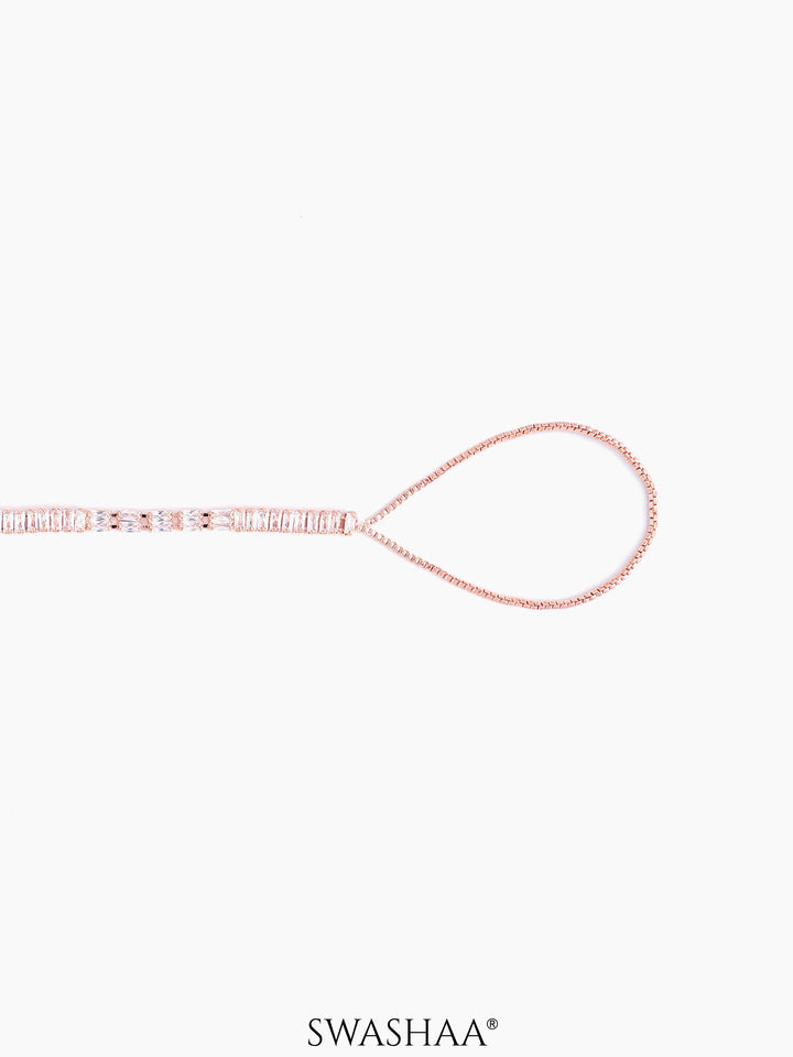 Lakshya Rosegold  Plated Ring Bracelet