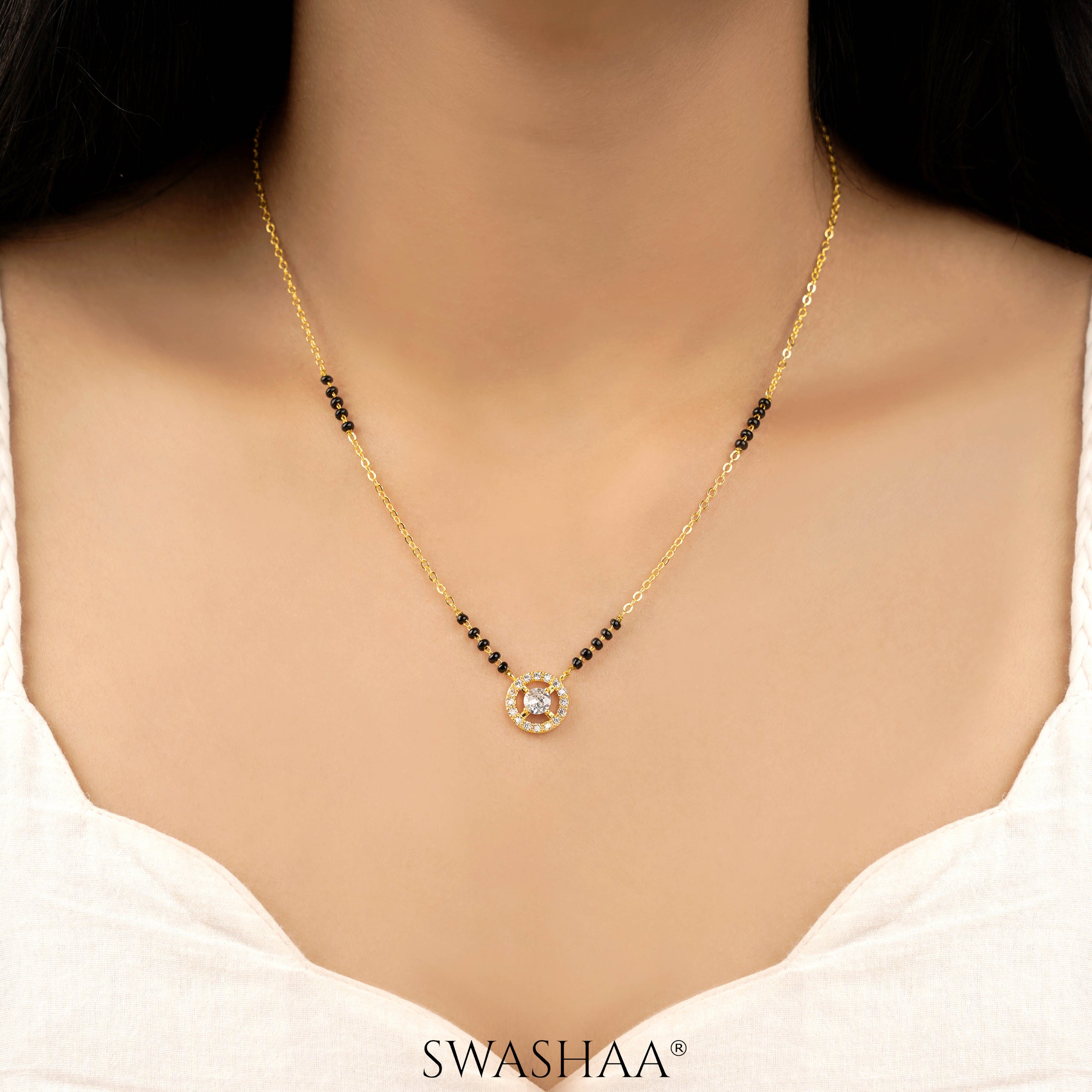 Lavina 14K Gold Plated Mangalsutra