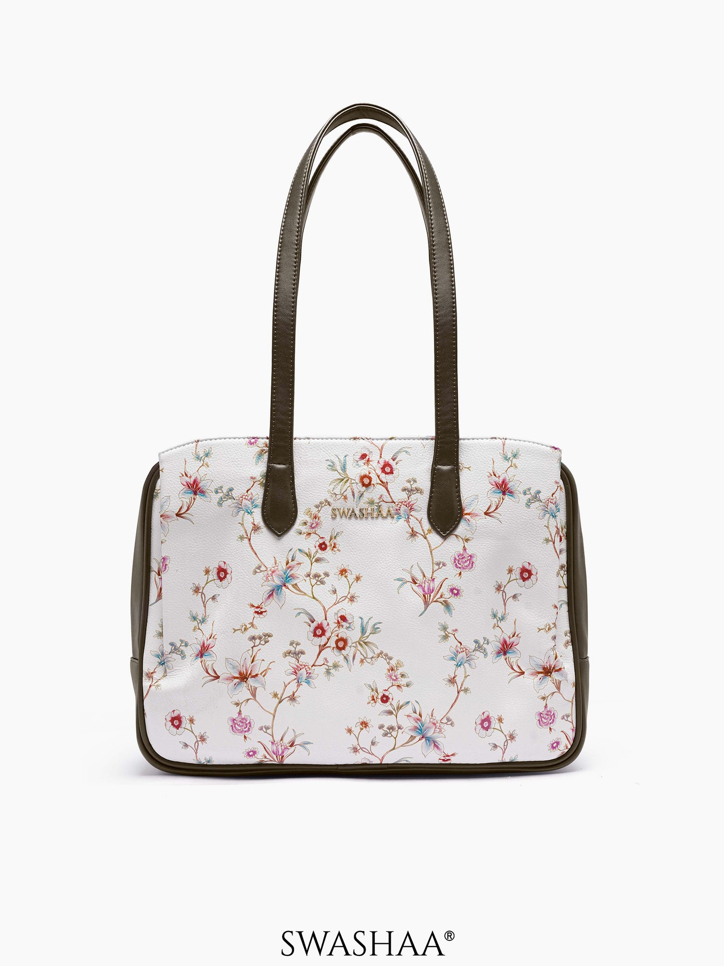 Lavish Loom Leather Tote Bag