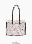 Lavish Loom Leather Tote Bag