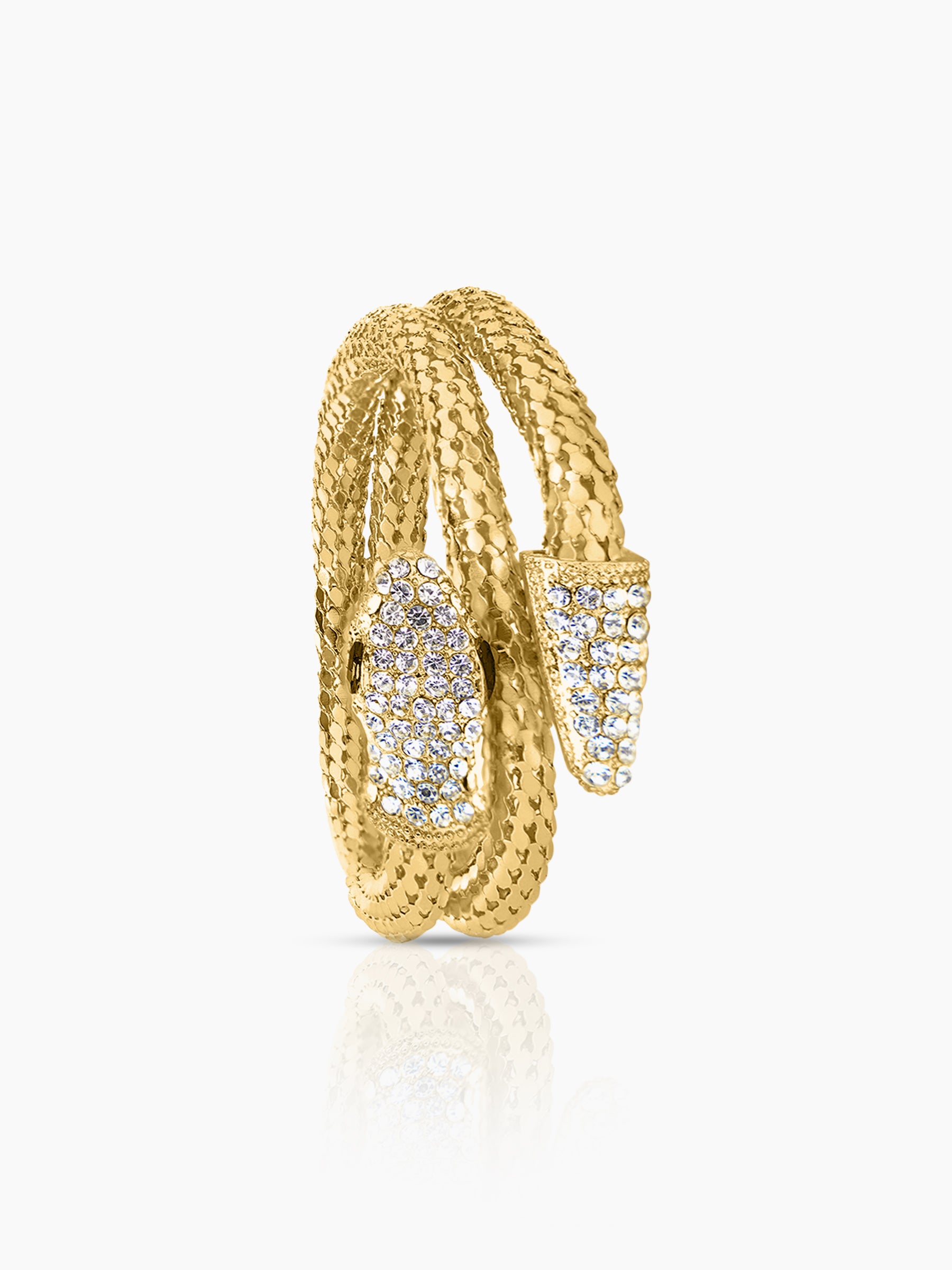 Lenka Snake Diamond 18K Gold Plated Bracelet