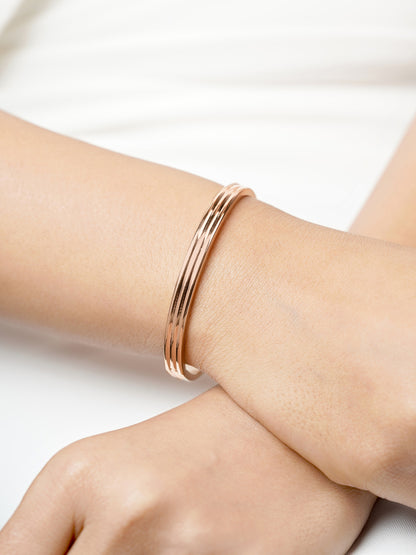 Leo Classic Rosegold Plated Bracelet
