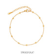 Leora Opal Dots 18K Gold Plated Women's Anklet
