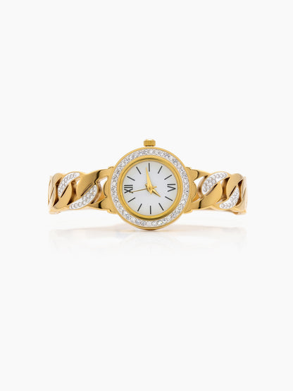 Lexi Diamond 18K Gold Plated Women’s Watch