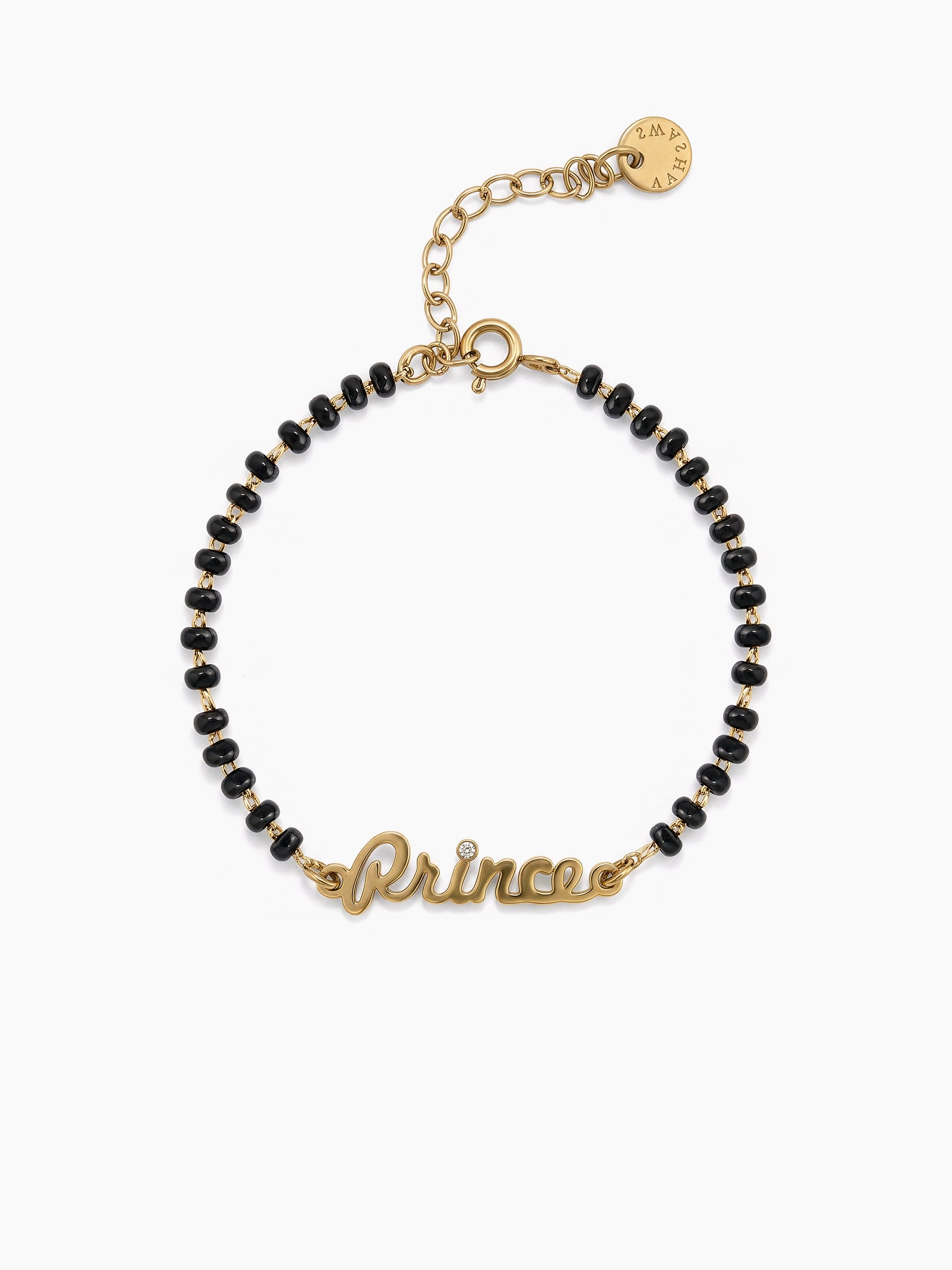 Little Prince Solitaire 18K Gold Plated Kid's Nazariya Bracelets