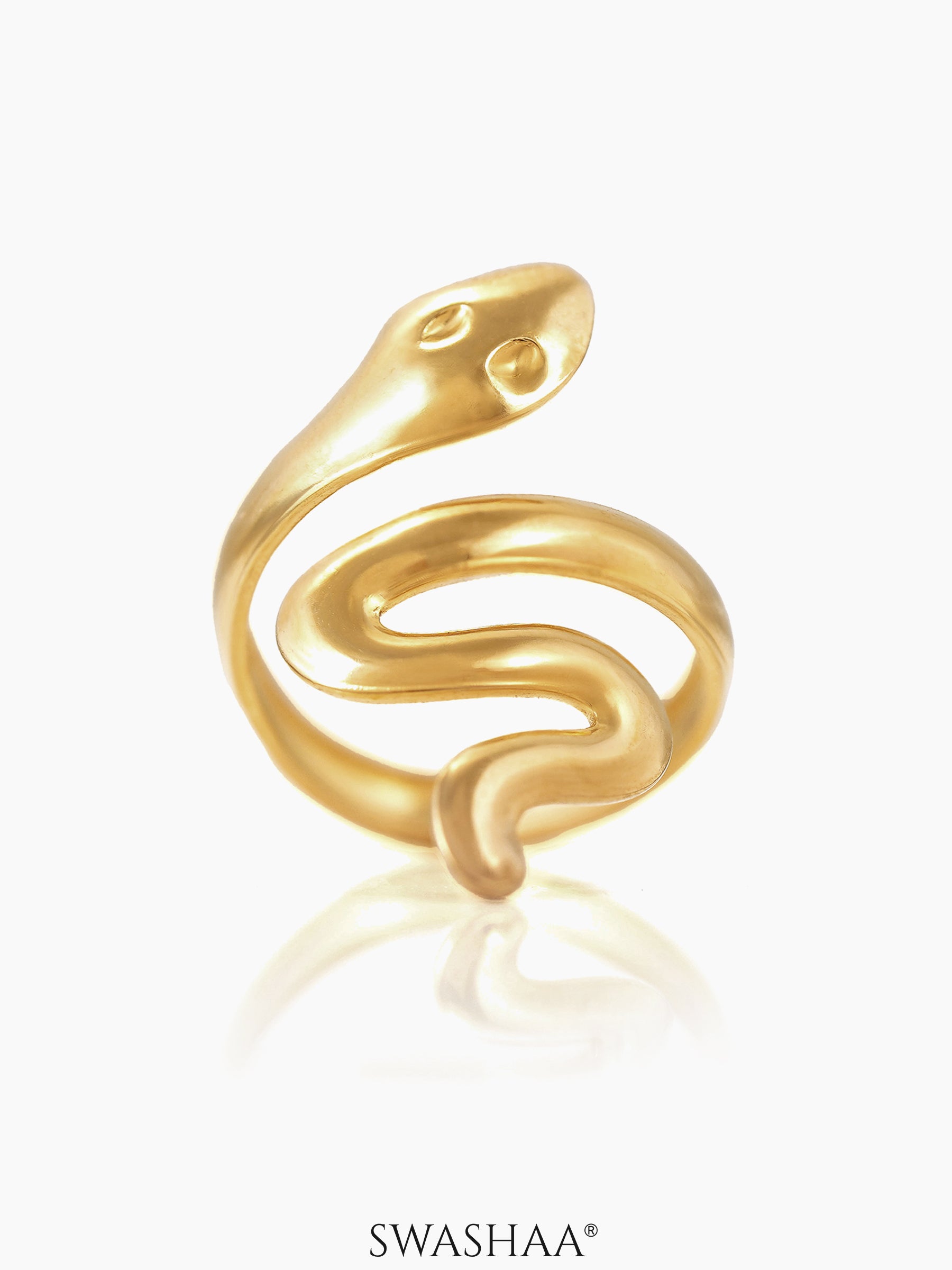Lizz Snake 18K Gold Plated Ring