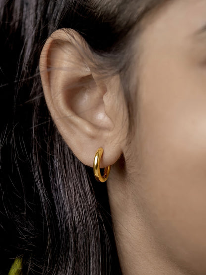 Lola Loop 18K Gold Plated Kid's Hoop Earrings