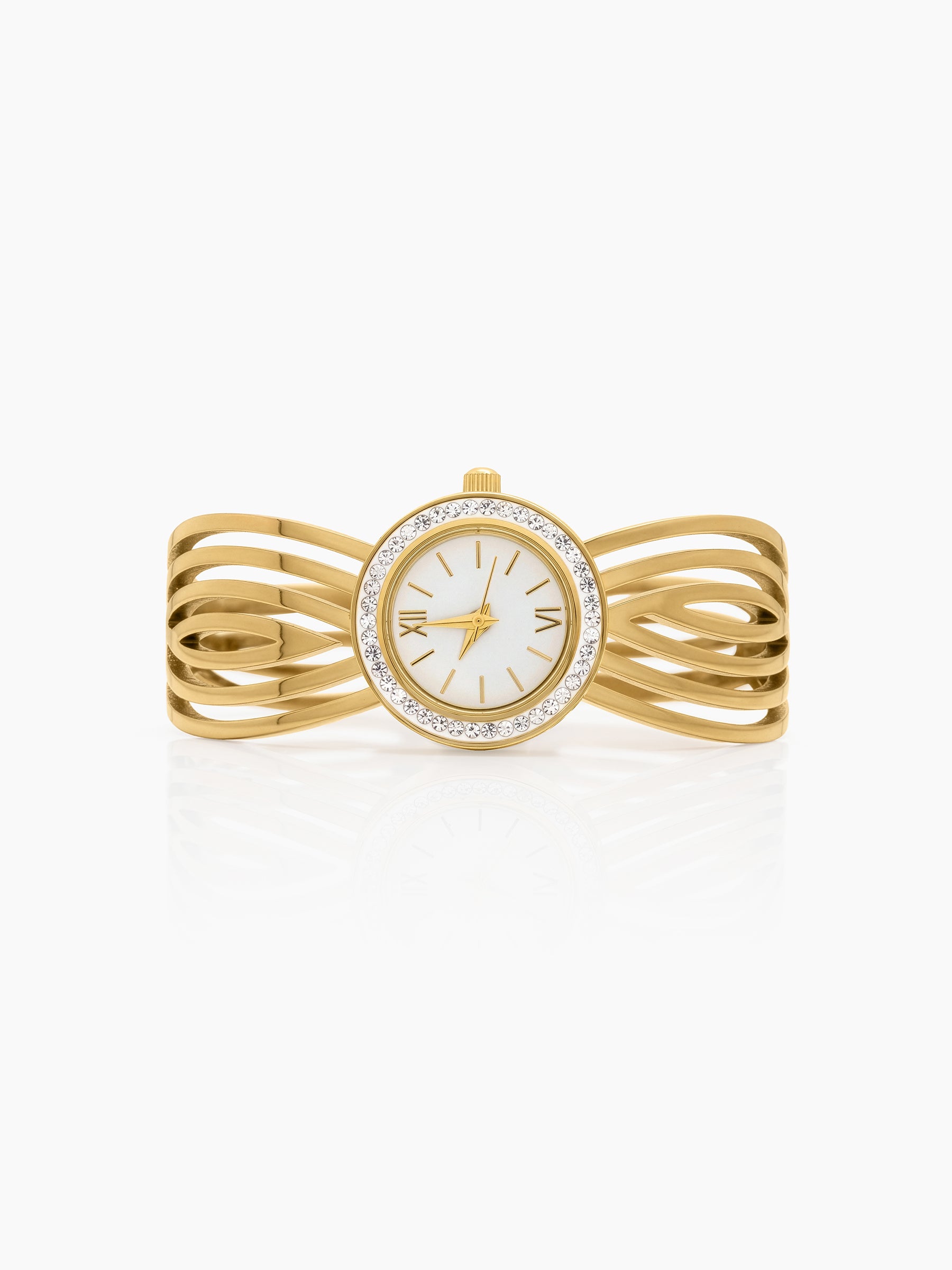 Loravia 18K Gold Plated Women's Watch Bracelet - Swashaa